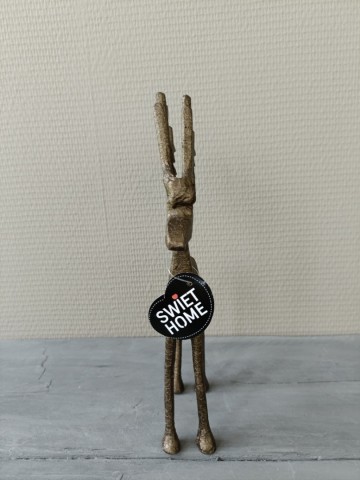 Aluminium rendier bruin 26 cm voorkant