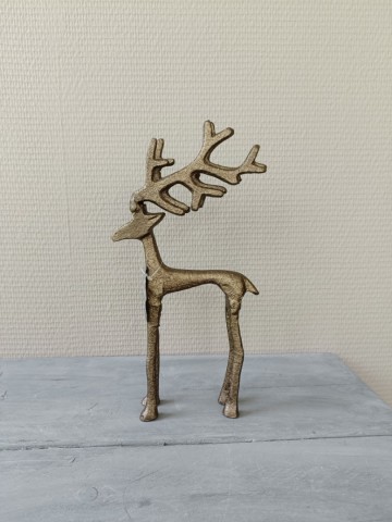 Aluminium rendier bruin 26 cm zijkant