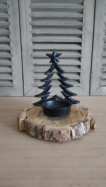 Aluminium tealight black