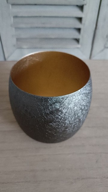 Aluminium trheelicht bol groot bovenaf