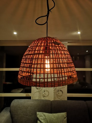 Hanglamp sri bamboe s aan