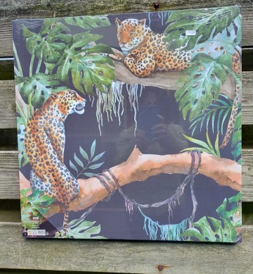 buiten canvasdoek luipaarden