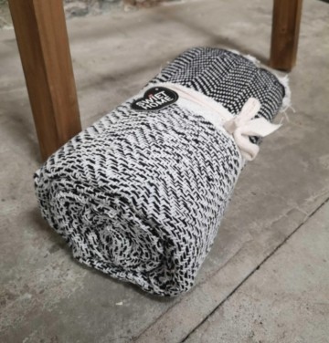 plaid recycle black in verpakking