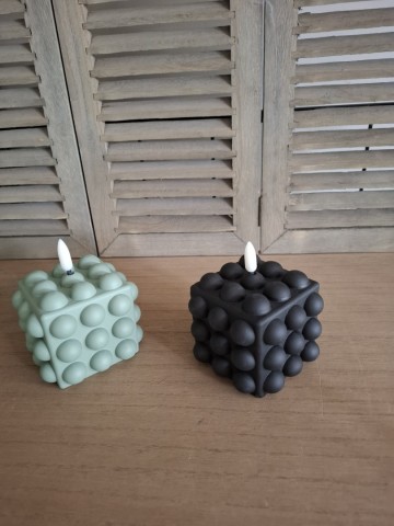 Kubus groen en zwart