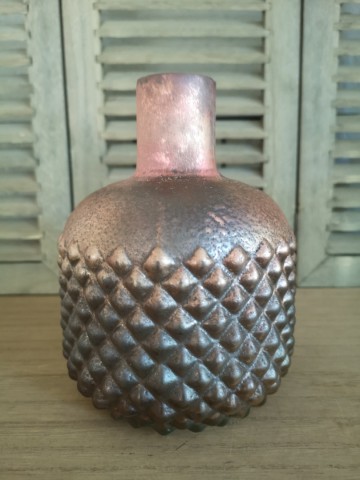 Lara vase round pink