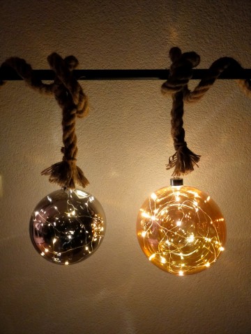 Ledbol donker en geel groot