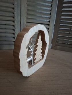 Rendier en boom ring3