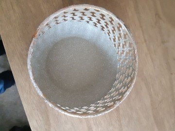 Windlichten 3-delig rustiek wit-grijs grootste