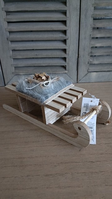 Sleetje grijs met dennenappel