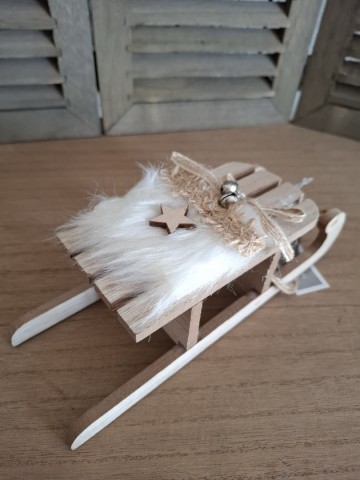 Sleetje wit met ster