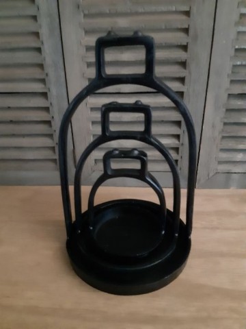 Stijgbeugel zwart bijelkaar