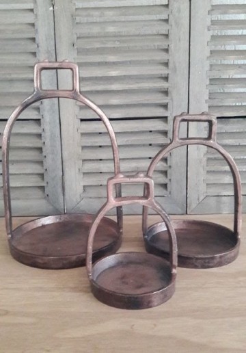 Stijgbeugels 1 koper apart