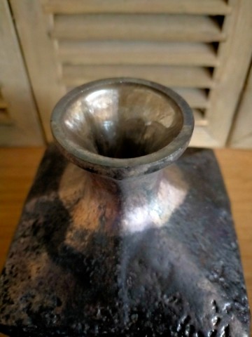 Vase grey bovenaf 0