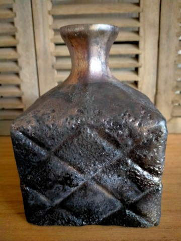 Vase grey vierkant voor