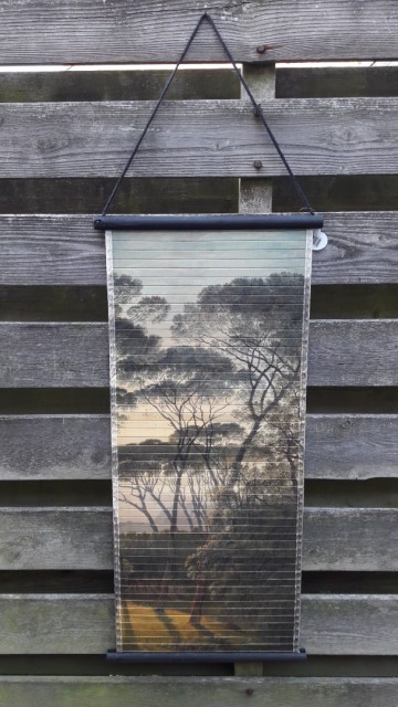 Wanddoek bamboe smal