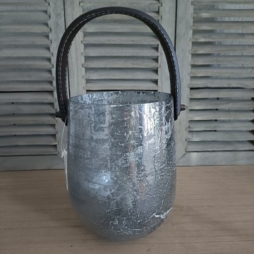 Windlicht bewerkt glas